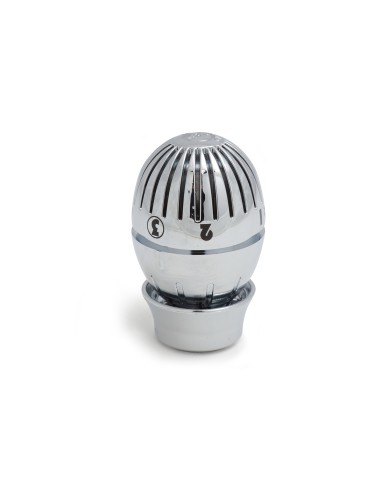 GIACOMINI - Testa termostatica cromata lucida, con sensore a liquido, sistema di aggancio rapido CLIP CLAP T470C