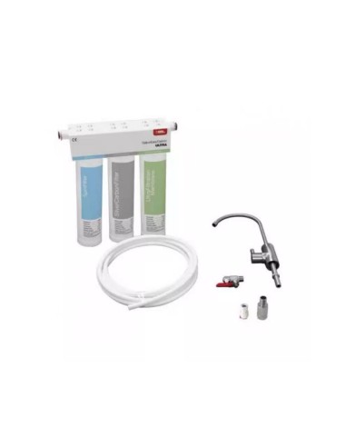 GEL - Kit installazione micro filtrazione acqua serie Gelpur Easy Carbon Ultra Affinatore d’acqua a cartuccia